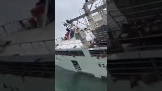 NAVE CARGO CON ANIMALI RISCHIA DI ROVESCIARSI IN MARE!