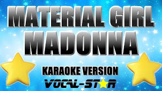 Madonna - Material Girl | With Lyrics HD Vocal-Star Karaoke