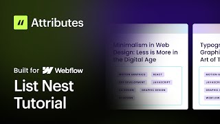 Nest more than 5 items in a CMS list in Webflow using Attributes v2