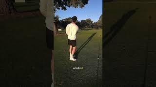 How I practice chipping- follow my insta for more videos like this! #golf