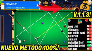 COMO TENER EL HACK 8 BALL POOL LINEAS LARGAS EN 2 MINUTOS✅ ULTIMA VERSIÓN *LINK DIRECTO*