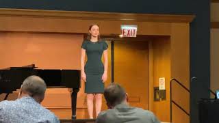 Nicole DiPasquale “Let The Bright Seraphim” by Handel, CMS music showcase, Chicago