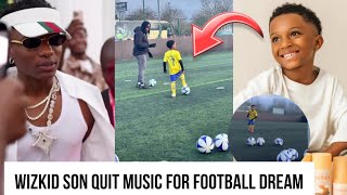 Wizkid Son Quit Music As Wizkid Son Zion Wants To Be A Footballer Like Cristiano Ronaldo