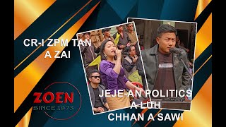 Jeje Lalpekhlua`n Politics a luh chhan a sawi.. C.R. Laldinglianin ZPM kalkhawmte zaiin a awi