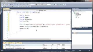 Visual C# 2010 Tutorial 23 - Boolean