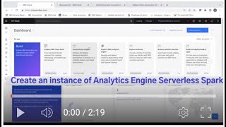1 IBM Analytics Engine - Creating Instance