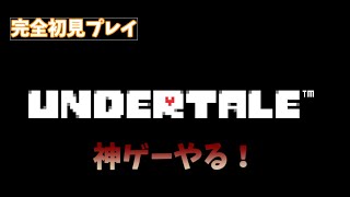 【Undertale】神ゲーやる！完全初見プレイ