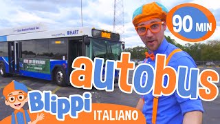 Blippi esplora un autobus | Blippi | Moonbug Kids - Cartoni Animati