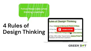 Design Thinking Rules for Unleashing Creative Potential