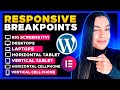 Elementor Breakpoints: How to Configure Website for Different Responsive SCREENS SIZES!