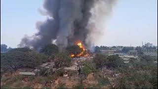 Burning house At Nahabari (ward 8) Dimapur \u200e@LMVlogsk6478