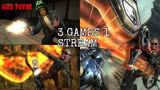 Beating ghost rider! 3 GAMES 1 STREAM-(ghostrider/maxpayne/metalgearrising)