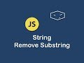 string remove substring in javascript