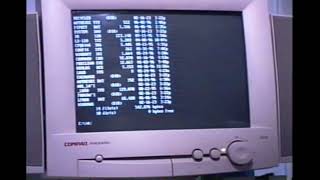 QuickRestore on a vintage Compaq PC...