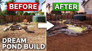 Building a 2000+ Gallon Garden Pond!