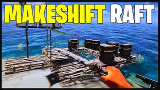 Crafting a MAKESHIFT RAFT out of RANDOM Materials! (Stranded Deep Multiplayer EP2)