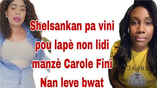 Anmwey Shelsankan di Manze Carole Finn granmoun li samble ak yon Mal gason telman do li laj, li fat