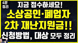 소상공인 새희망자금, 폐업 재도전 장려금 신청하세요~! 신청절차, 대상, 지원금액, 방법, 기간 모두 정리