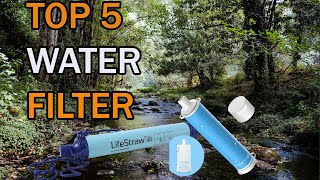 ; 5 Best Portable Water Filters For Survival 2022  :  Best Camping Water Filters