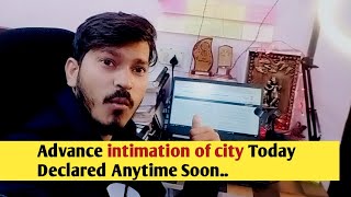 JEE Main 2025 | Advance intimation of city Release Anytime Today| Admit Card Release date