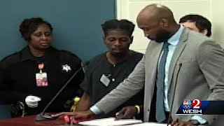 Rape suspect behind bars with no bond