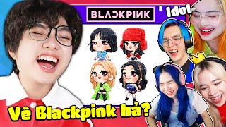 Kairon CƯỜI ĐIÊN Khi Hero Team Vẽ BLACKPINK 🖤 | Hero Team Gartic Phone