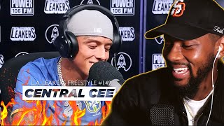 AMERICAN REACTS TO CENTRAL CEE - LA LEAKERS FREESTYLE