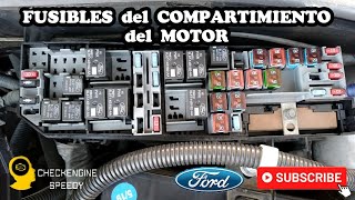 Caja de Fusibles del Compartimiento del Motor, Ford Focus 2008-2011