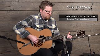 2020 Santa Cruz 1934 OM Grand (Brazilian/Cedar) played by Matt Thomas