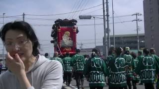 成岩地区　春の祭り　東組　旭車　本祭　2017年