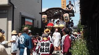 辻堂諏訪神社　例大祭　令和元年　辻の叩き合い　北町　2019/7/27  Tsujido Suwa Jinja Festival  118