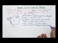 tangent secant segments theorem class 10th circle @easymaths9 6