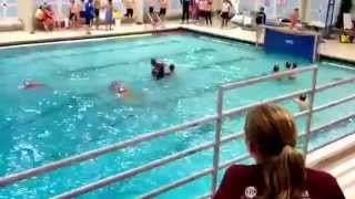 Prepschool water polo fight