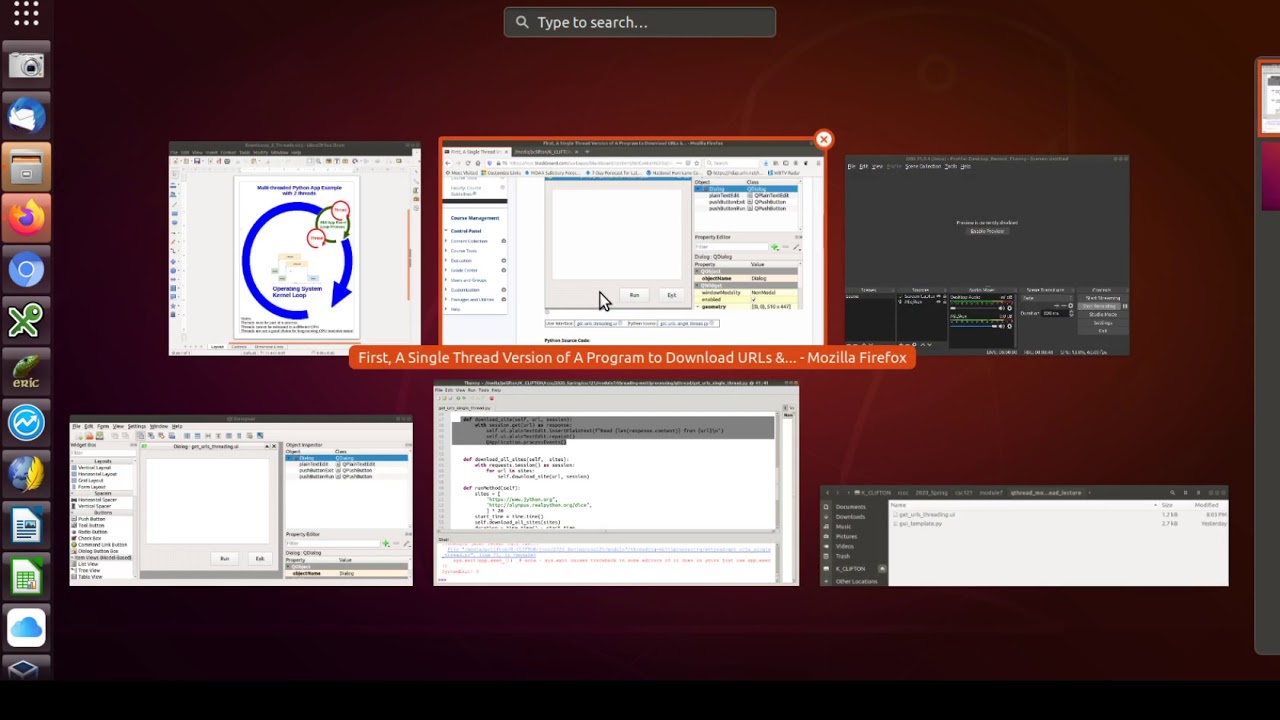 Csc 121 Graphical Python Programming Using 2 Qthread Objects To Emit