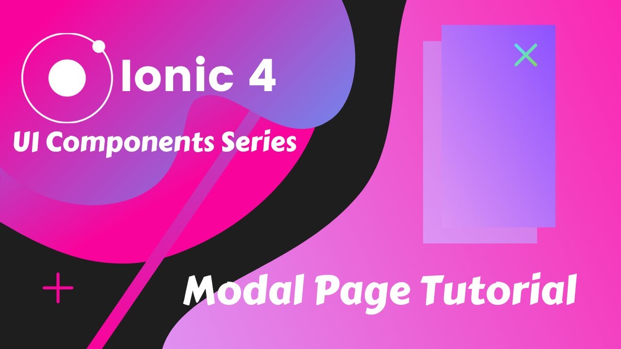 Ionic 4 Modal Page Tutorial Youtube