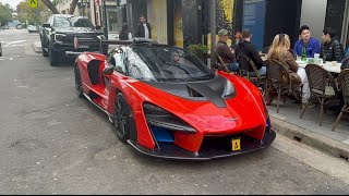 Insane Car Spotting in Double Bay!! McLaren Senna, 2x Huracan, GT3RS and more!!