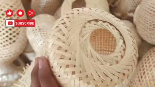 Handmade bamboo craft | Lampshade | bamboo handicraft decorative products unique crafts.