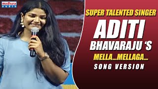 Mella Mellaga Full Video Song | ABCD Movie Songs | Aditi Bhavaraju | Sid Sriram | Madhura Audio