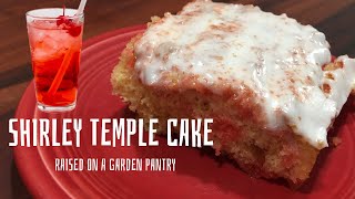 The Best Shirley Temple cake | Maraschino Cherry Cake made with 7-UP