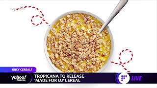 Tropicana to release cereal that pairs with orange juice