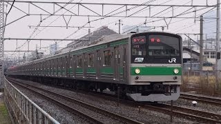 【埼京線205系インドネシアへ】JR東日本205系川越車ハエ12編成　大宮～宮原