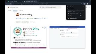 Odoo debug extension