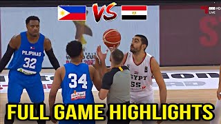 Gilas Pilipinas vs Egypt Full Game Highlights | Doha International Cup, Tinambakan ang Gilas