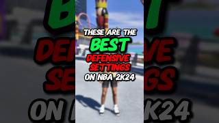 The BEST DEFENSIVE SETTINGS on NBA 2K24!