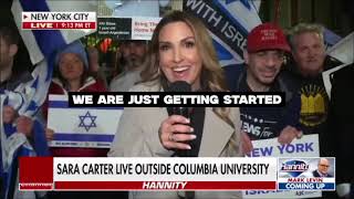 Christians and Jews march for Israel at Columbia University