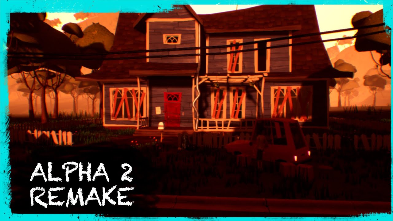 HELLO NEIGHBOR MOD KIT: ALPHA 2 REMAKE [V4.0] - MY NEIGHBOR IS CHASING ...