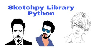 draw Robert Downey Jr. | Sketchpy Library Python