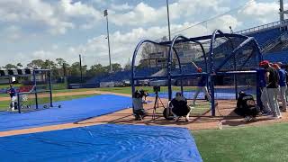 Juan Soto Takes Batting Practice with New York Mets! (2025 MLB Spring Training)