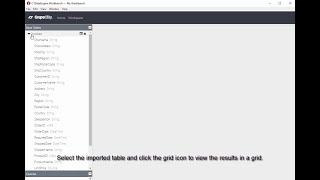 Using the Visual Query Builder Workbench App for DataEngine