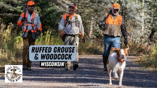 Rarely-Filmed Ruffed Grouse and Woodcock Hunt in Northern Wisconsin